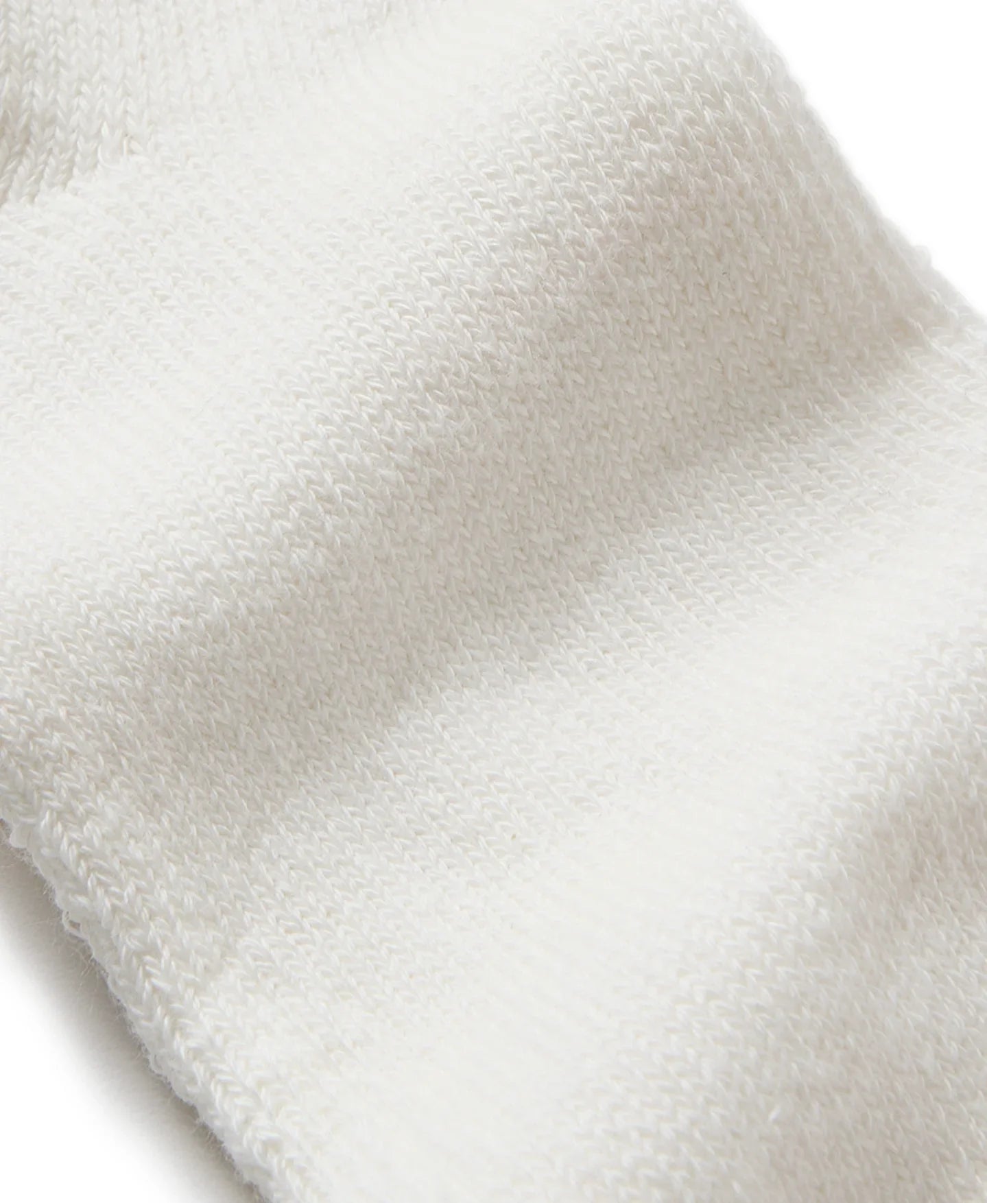 TERRY 'BONE WHITE' SOCKS - NOFP STUDIOS