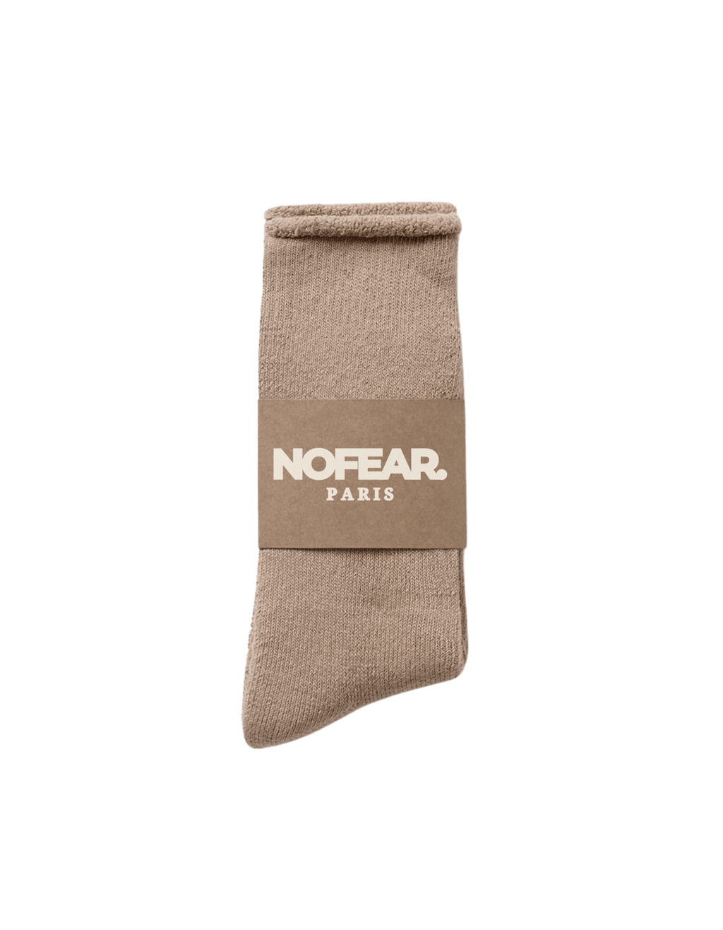 TERRY 'TAUPE' SOCKS - NOFP STUDIOS