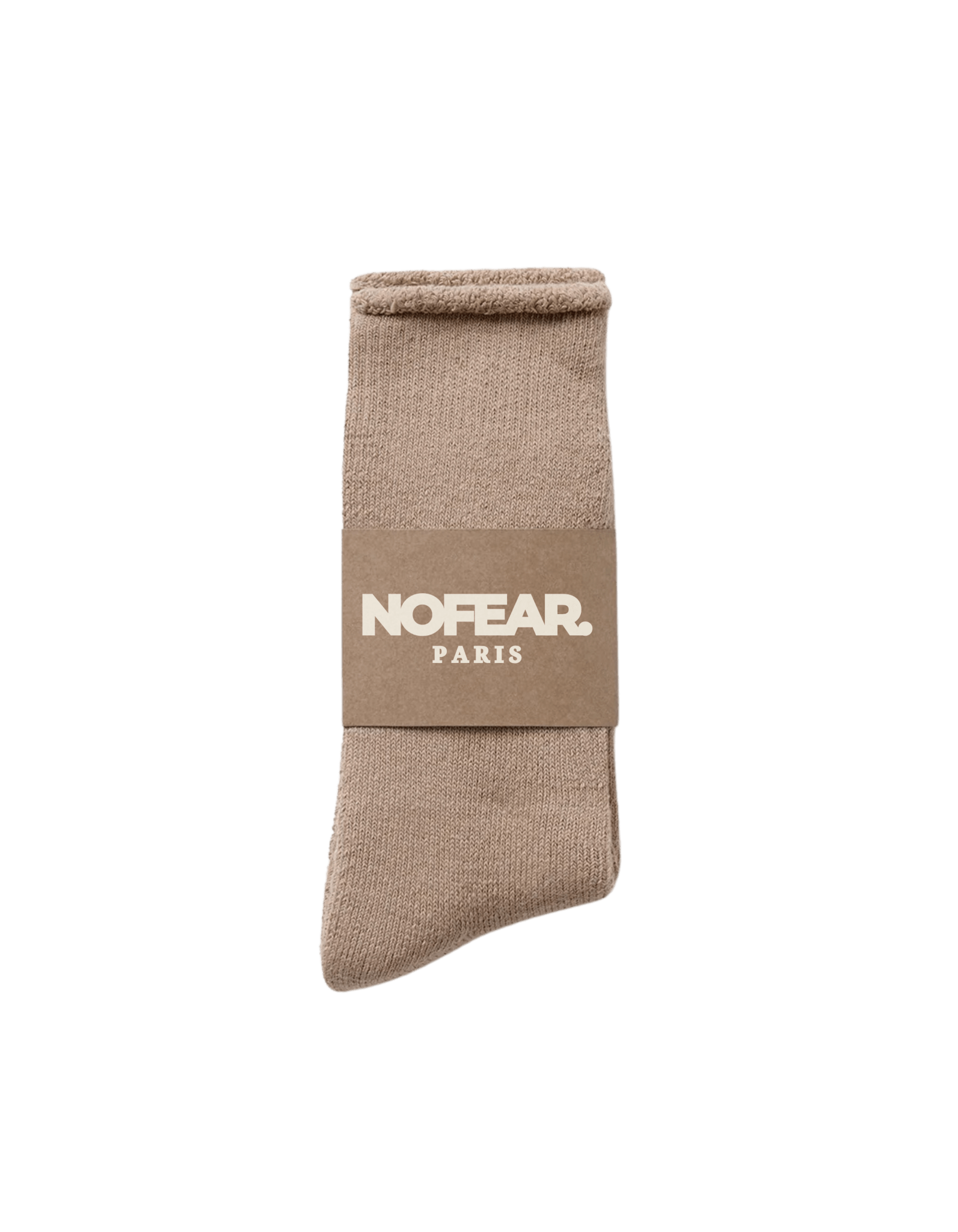 TERRY 'TAUPE' SOCKS - NOFP STUDIOS